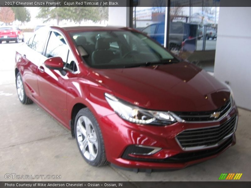 Cajun Red Tintcoat / Jet Black 2017 Chevrolet Cruze Premier