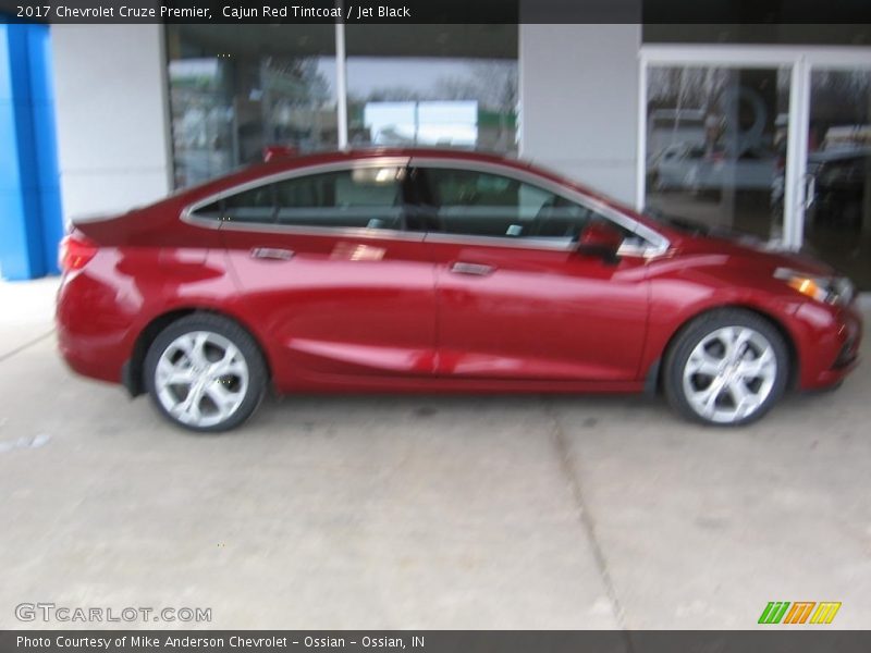 Cajun Red Tintcoat / Jet Black 2017 Chevrolet Cruze Premier