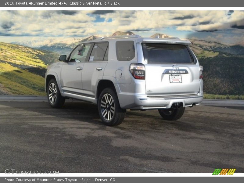 Classic Silver Metallic / Black 2016 Toyota 4Runner Limited 4x4