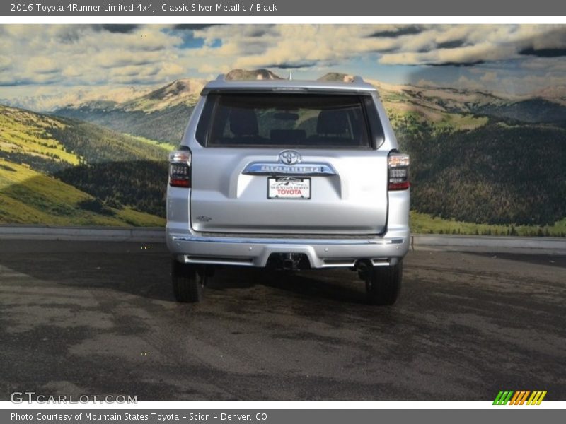 Classic Silver Metallic / Black 2016 Toyota 4Runner Limited 4x4