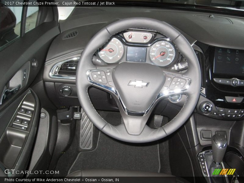 Cajun Red Tintcoat / Jet Black 2017 Chevrolet Cruze Premier