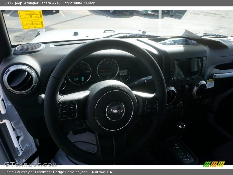 Bright White / Black 2017 Jeep Wrangler Sahara 4x4