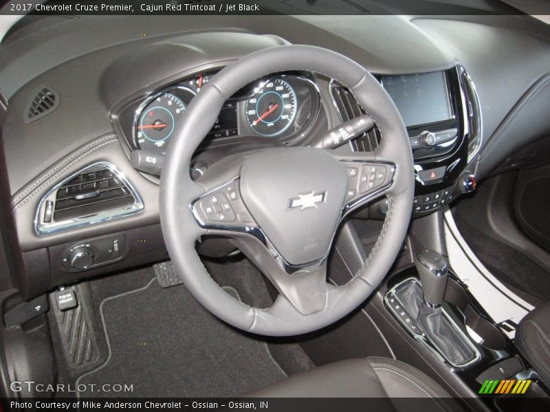 Cajun Red Tintcoat / Jet Black 2017 Chevrolet Cruze Premier