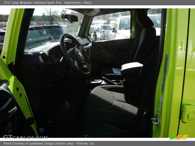 Hypergreen / Black 2017 Jeep Wrangler Unlimited Sport 4x4