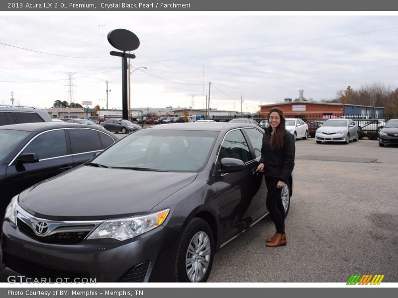 Crystal Black Pearl / Parchment 2013 Acura ILX 2.0L Premium