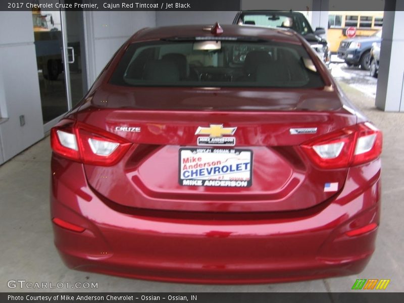 Cajun Red Tintcoat / Jet Black 2017 Chevrolet Cruze Premier