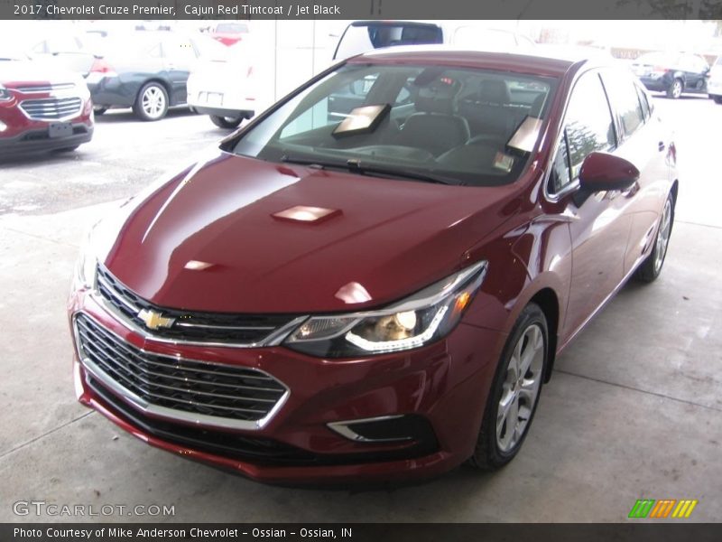 Cajun Red Tintcoat / Jet Black 2017 Chevrolet Cruze Premier