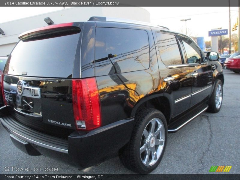 Black Raven / Ebony/Ebony 2014 Cadillac Escalade Luxury AWD