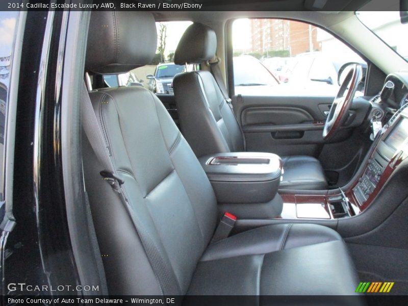 Black Raven / Ebony/Ebony 2014 Cadillac Escalade Luxury AWD