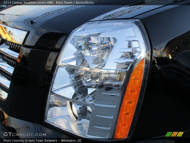 Black Raven / Ebony/Ebony 2014 Cadillac Escalade Luxury AWD