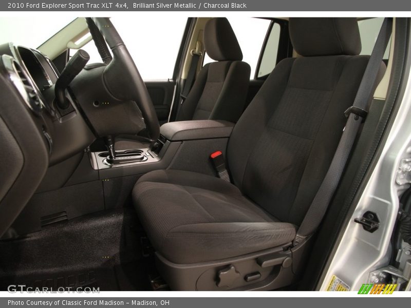 Brilliant Silver Metallic / Charcoal Black 2010 Ford Explorer Sport Trac XLT 4x4