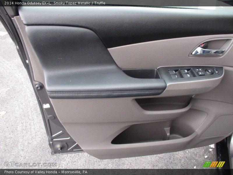 Smoky Topaz Metallic / Truffle 2014 Honda Odyssey EX-L