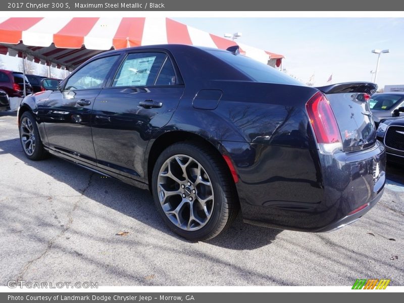 Maximum Steel Metallic / Black 2017 Chrysler 300 S