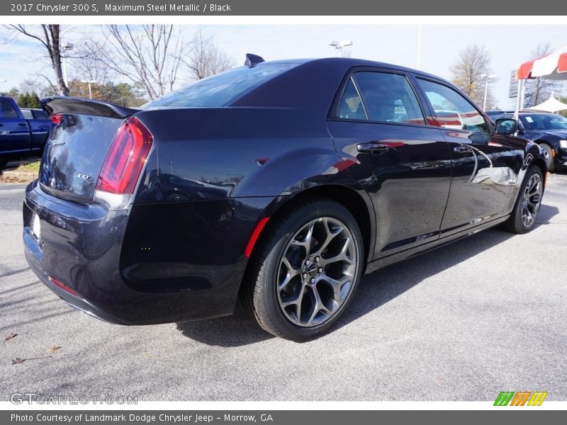 Maximum Steel Metallic / Black 2017 Chrysler 300 S