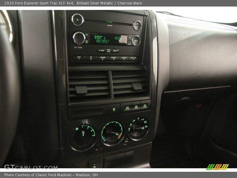 Brilliant Silver Metallic / Charcoal Black 2010 Ford Explorer Sport Trac XLT 4x4