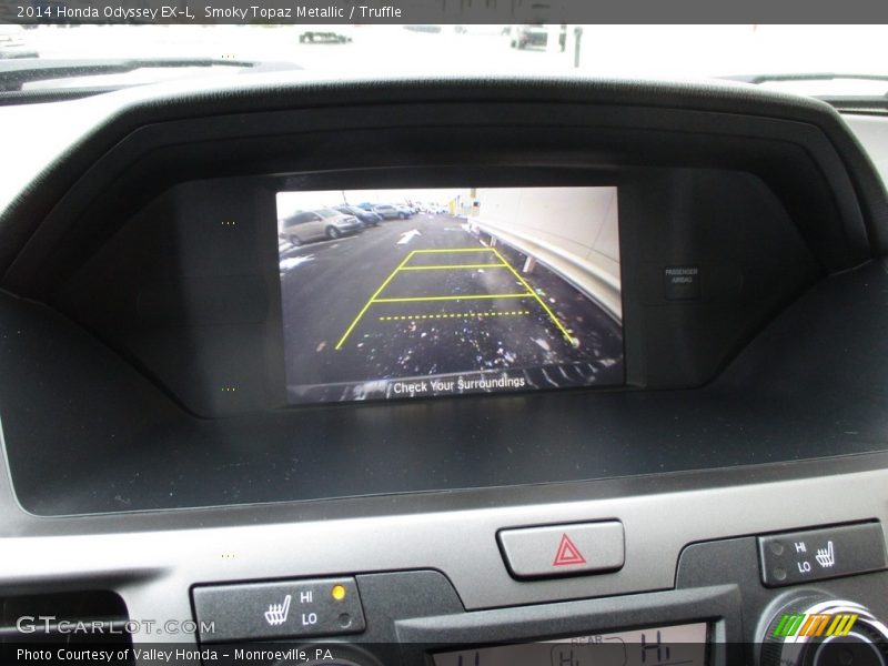 Smoky Topaz Metallic / Truffle 2014 Honda Odyssey EX-L