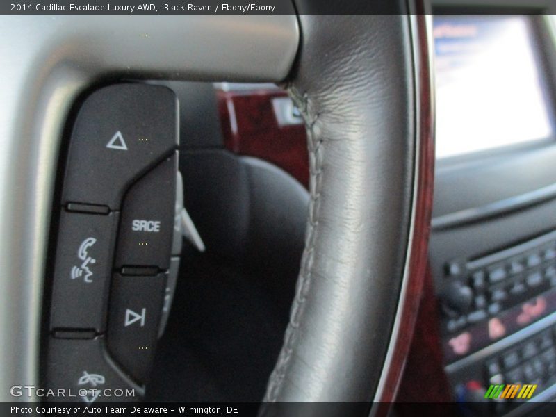 Black Raven / Ebony/Ebony 2014 Cadillac Escalade Luxury AWD