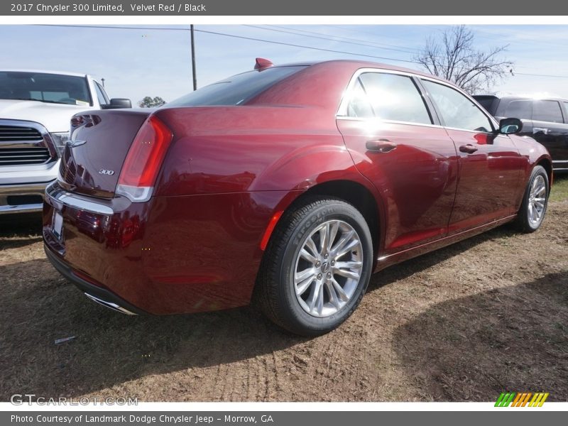 Velvet Red / Black 2017 Chrysler 300 Limited