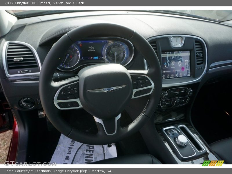 Velvet Red / Black 2017 Chrysler 300 Limited