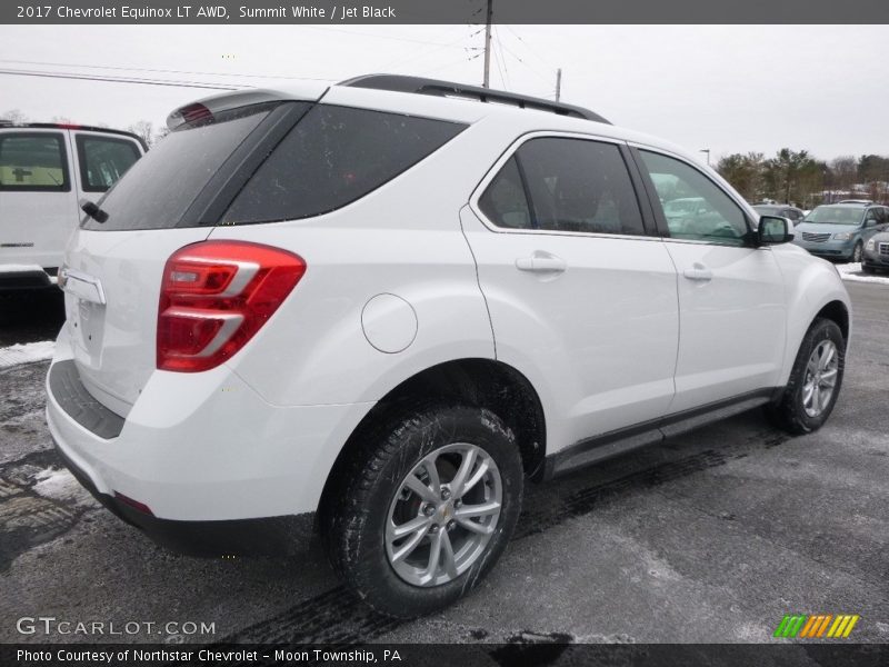 Summit White / Jet Black 2017 Chevrolet Equinox LT AWD