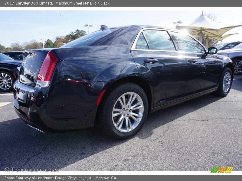 Maximum Steel Metallic / Black 2017 Chrysler 300 Limited