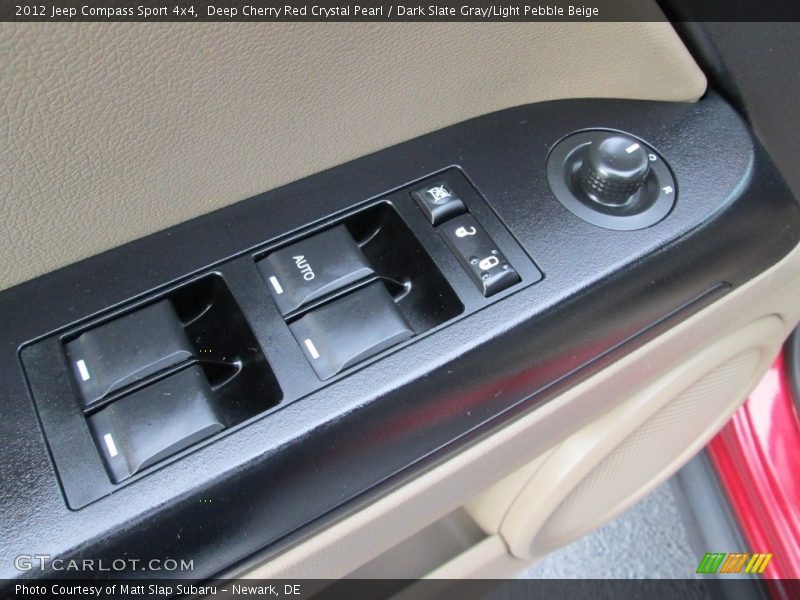 Deep Cherry Red Crystal Pearl / Dark Slate Gray/Light Pebble Beige 2012 Jeep Compass Sport 4x4