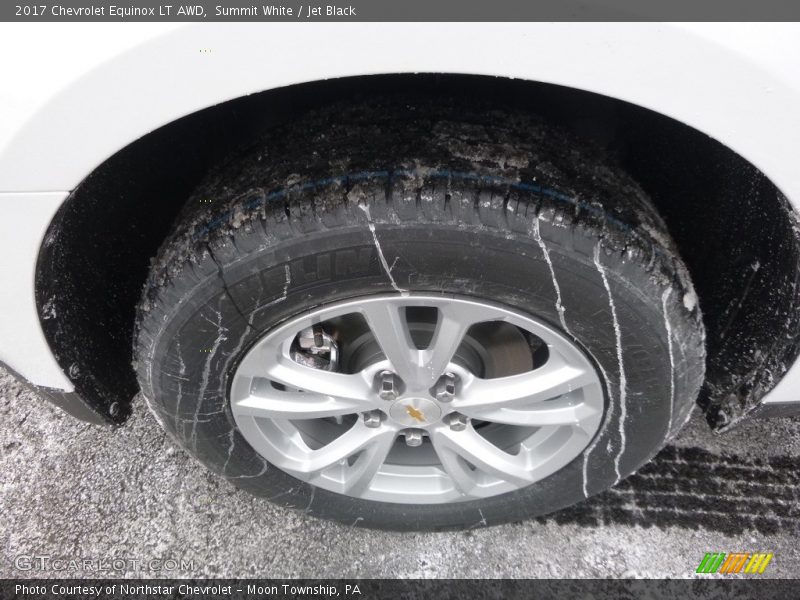 Summit White / Jet Black 2017 Chevrolet Equinox LT AWD