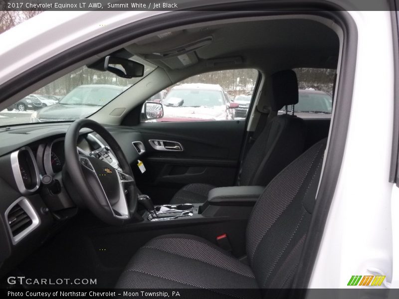 Summit White / Jet Black 2017 Chevrolet Equinox LT AWD