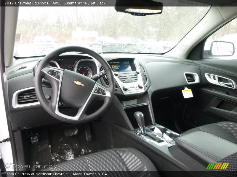Summit White / Jet Black 2017 Chevrolet Equinox LT AWD