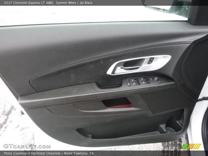 Summit White / Jet Black 2017 Chevrolet Equinox LT AWD