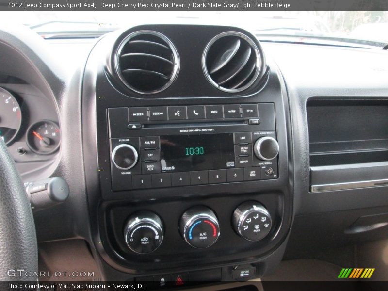 Deep Cherry Red Crystal Pearl / Dark Slate Gray/Light Pebble Beige 2012 Jeep Compass Sport 4x4