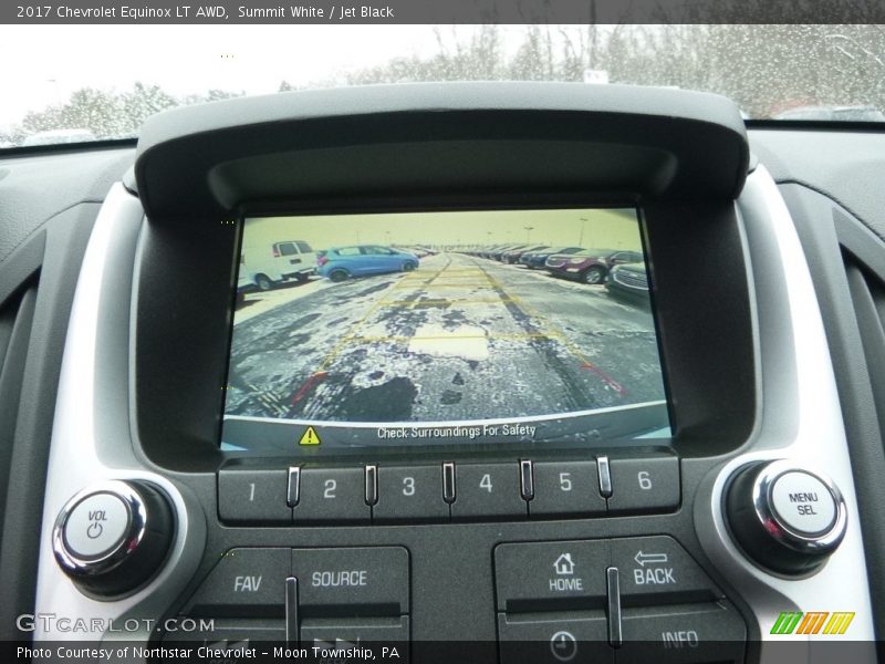 Summit White / Jet Black 2017 Chevrolet Equinox LT AWD