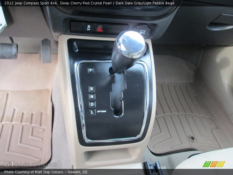 Deep Cherry Red Crystal Pearl / Dark Slate Gray/Light Pebble Beige 2012 Jeep Compass Sport 4x4