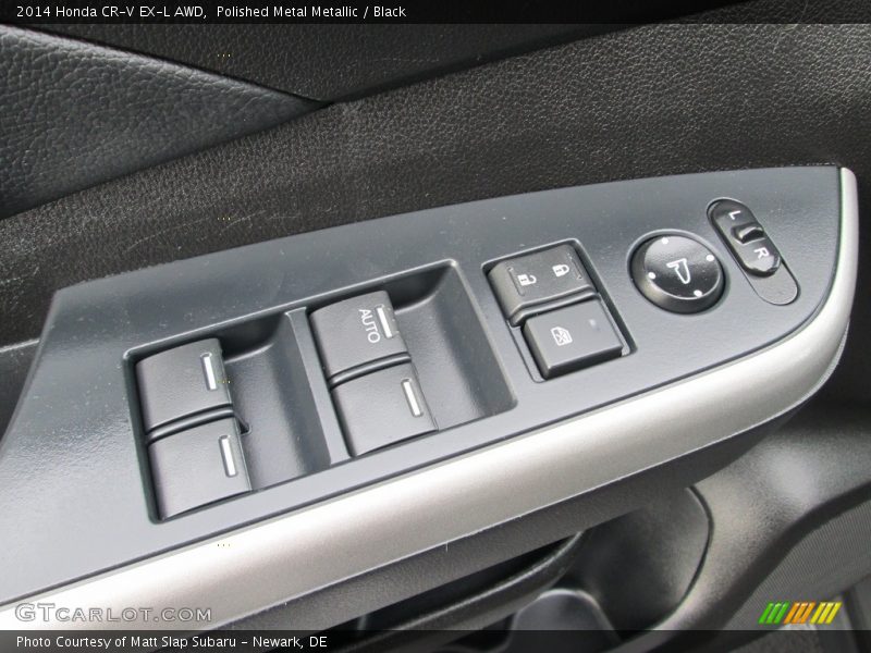 Polished Metal Metallic / Black 2014 Honda CR-V EX-L AWD