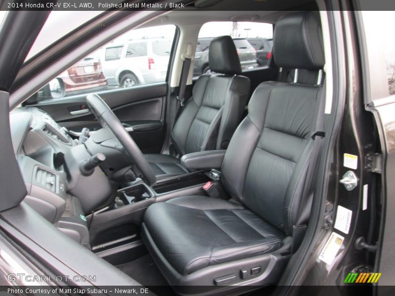 Polished Metal Metallic / Black 2014 Honda CR-V EX-L AWD