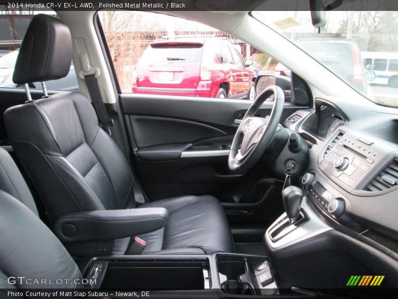 Polished Metal Metallic / Black 2014 Honda CR-V EX-L AWD