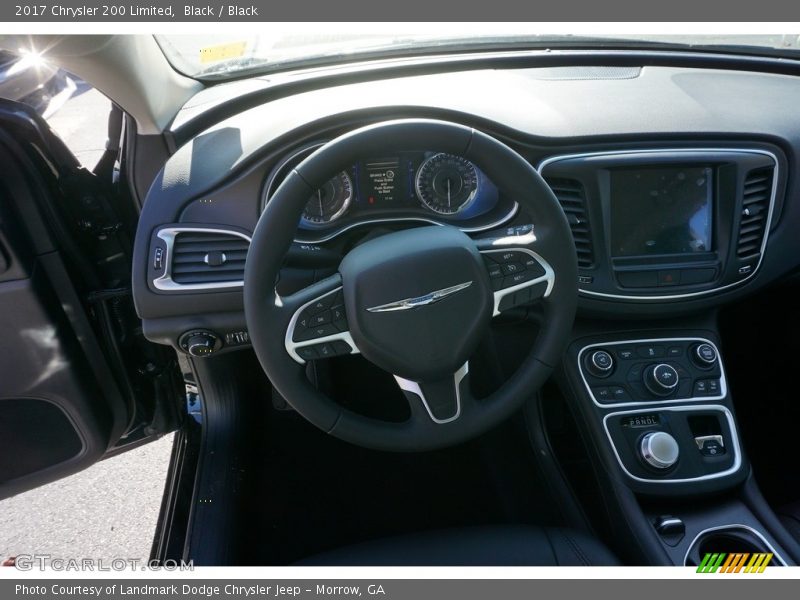 Black / Black 2017 Chrysler 200 Limited