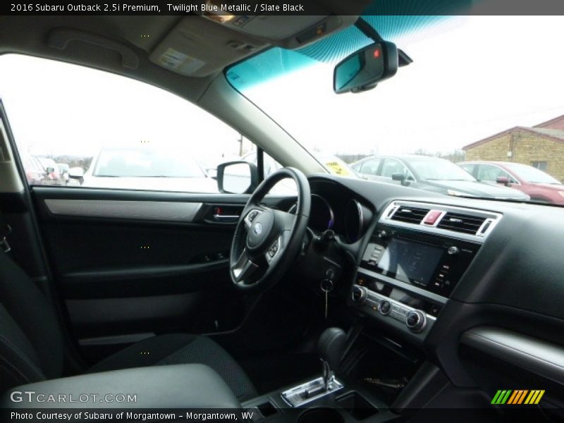 Twilight Blue Metallic / Slate Black 2016 Subaru Outback 2.5i Premium