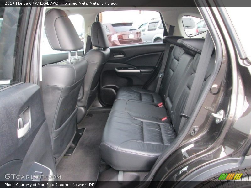 Polished Metal Metallic / Black 2014 Honda CR-V EX-L AWD