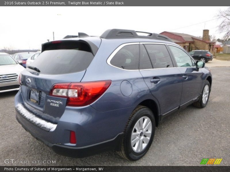 Twilight Blue Metallic / Slate Black 2016 Subaru Outback 2.5i Premium