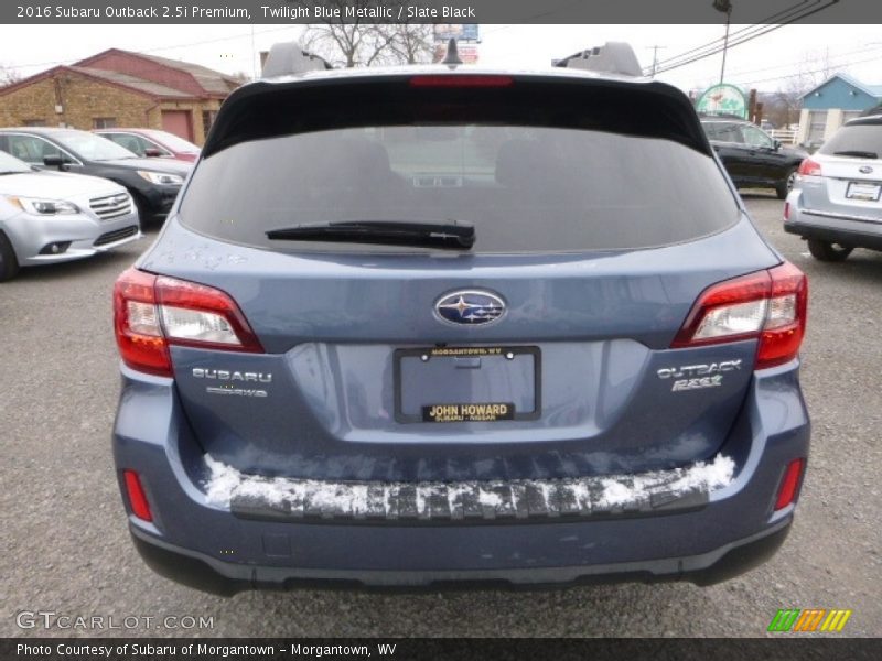 Twilight Blue Metallic / Slate Black 2016 Subaru Outback 2.5i Premium