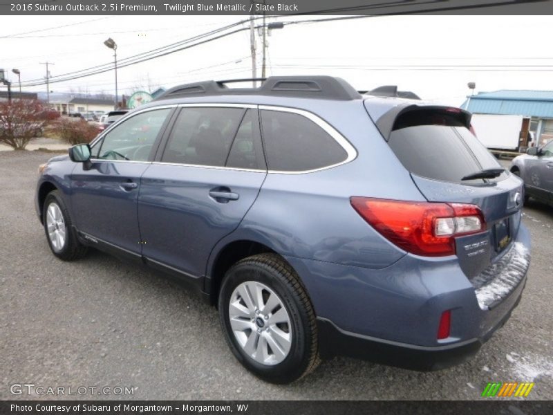 Twilight Blue Metallic / Slate Black 2016 Subaru Outback 2.5i Premium