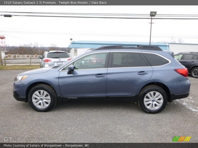 Twilight Blue Metallic / Slate Black 2016 Subaru Outback 2.5i Premium