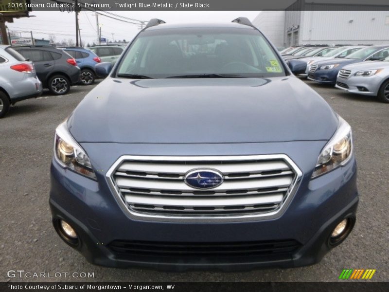 Twilight Blue Metallic / Slate Black 2016 Subaru Outback 2.5i Premium