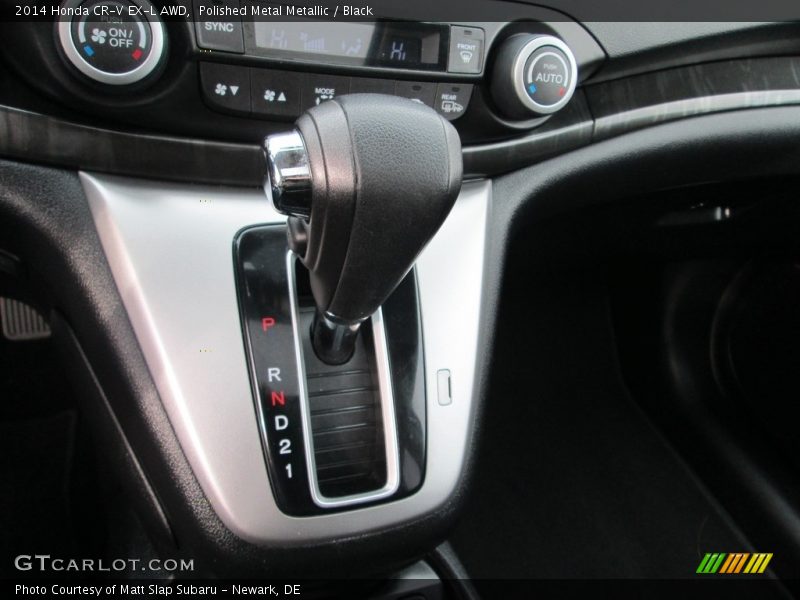 Polished Metal Metallic / Black 2014 Honda CR-V EX-L AWD