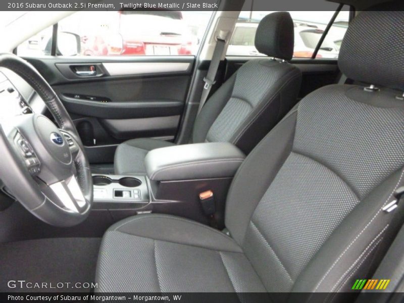 Twilight Blue Metallic / Slate Black 2016 Subaru Outback 2.5i Premium