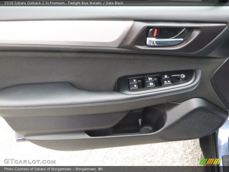 Twilight Blue Metallic / Slate Black 2016 Subaru Outback 2.5i Premium