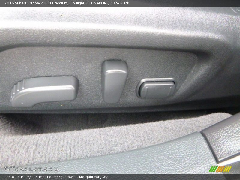 Twilight Blue Metallic / Slate Black 2016 Subaru Outback 2.5i Premium