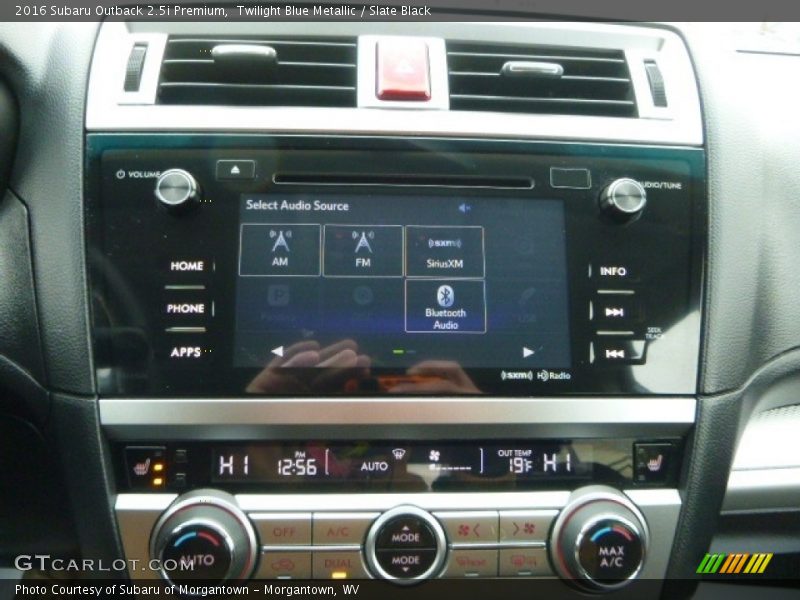 Twilight Blue Metallic / Slate Black 2016 Subaru Outback 2.5i Premium