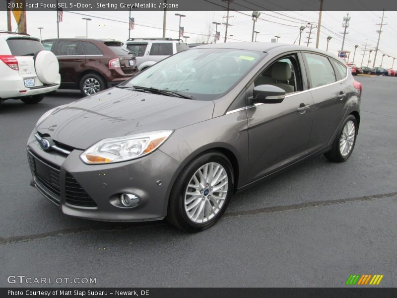 Sterling Grey Metallic / Stone 2012 Ford Focus SEL 5-Door